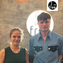 Nadja Rapp und Jonathan Münzing bei Radio free FM