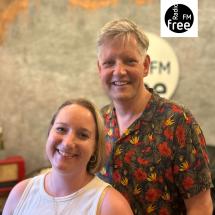 Julia Gundersdorff und Sven Wisser bei Radio free FM