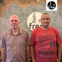 Jörg Fronmüller und Heinrich Wickert bei Radio free FM